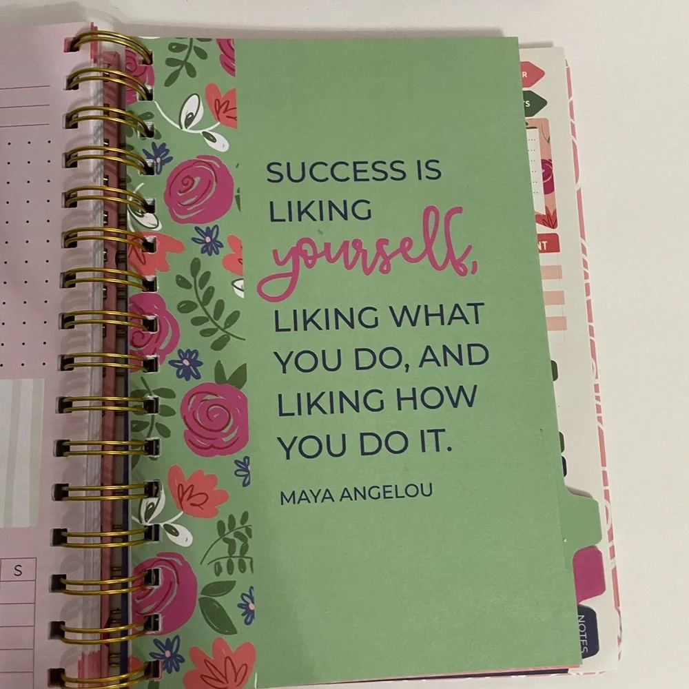 Pink Planner & perpetual calendar set